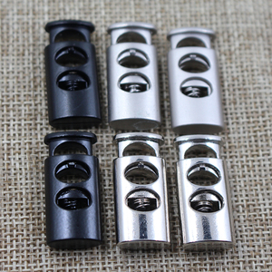 Manufacturer Custom Zinc Alloy Metal Adjustable Metal Spring Cord Lock <strong>Stopper</strong> for Clothing - Product Image 1