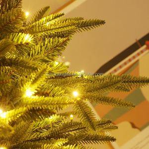 Árbol de Navidad Artificial de Alta Calidad con Luces LED Claras/Blancas, 1.8m, PE+PVC, Decoración Automática para el Hogar y Exteriores - Product Image 3