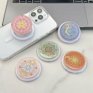 Support de téléphone magnétique transparent avec motif <span class=keywords><strong>anime</strong></span>, support de téléphone portable pliable pour bureau, accessoire pour regarder en position assise - Product Image 6