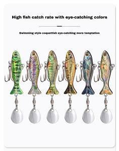 Leurre Vib à plaque de fer lourde 3D pour la coulée longue et la pêche lente en eau salée/eau douce, le culter, la pêche au maquereau - Product Image 2