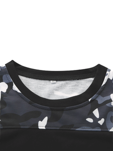เสื้อสเวตเชิ้ตแขนยาวผู้ชาย ผ้าฝ้ายกันยับ กันน้ำ ลายการ์ตูน ดีไซน์ผ้าเทอร์รี่ถักแบบแพทช์เวิร์ค สำหรับฤดูร้อน เป็นมิตรกับสิ่งแวดล้อม - Product Image 3
