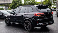 Diffuseur de pare-chocs arrière en fibre de carbone sèche préimprégnée pour BMW X5M F95, style AE, kit carrosserie aérodynamique de course, pièces de tuning