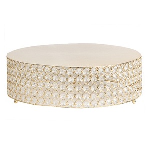 Présentoir à gâteau en métal dernier modèle avec dessus en bois pour la décoration de la maison Design en métal idéal pour la fête d'anniversaire - Product Image 1