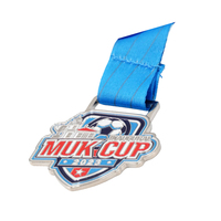 Médaille de sport personnalisée avec logo métallique du fabricant pour les compétitions de course à pied, marathon, football, basketball, soccer