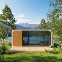 Cabine Apple préfabriquée en usine, structure en acier, maison modulaire, écologique, portable, design, pour les revendeurs mondiaux