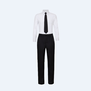 Anime <strong>Chainsaw</strong> <strong>Man</strong> Makima Cosplay Costume Black Trench <strong>Shirt</strong> Tie Pants Makima <strong>Men</strong> Women Suit Uniform - Product Image 5
