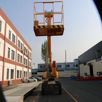 Plataforma Elevadora de Brazo Curvo para Trabajos Aéreos en Altura, para Instalación de Lámparas, Ingeniería Municipal y Aplicaciones Multifield