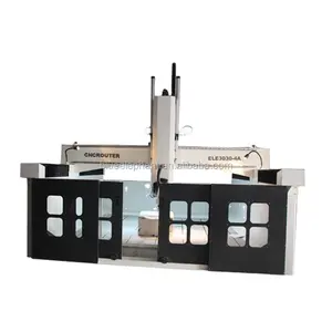 Machine de découpe de mousse EPS pour fabrication de moules 3D, grand outil automatique à changement de bois à 4 axes cnc