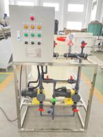 Dispositif de dosage chimique semi-automatique complet, baril PE, un réservoir, une pompe pour les stations de traitement des eaux usées industrielles