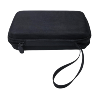 Étui de voyage portable, durable et étanche en EVA avec fermeture éclair élastique pour disque dur de PC, chargeur et utilisation en extérieur