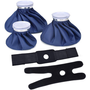 Reusable Pain Relief 3 Sizes Ice Pack Bag With Elastic Breathable Support Wrap for Sports Injuries