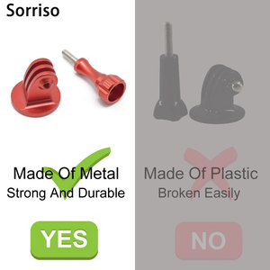 Adaptateur CNC en aluminium SORRISO de haute qualité, support de trépied UNC 1/4\" pour accessoires de caméra d'action Gopro Hero <span class=keywords><strong>Insta</strong></span> 360 - Product Image 3