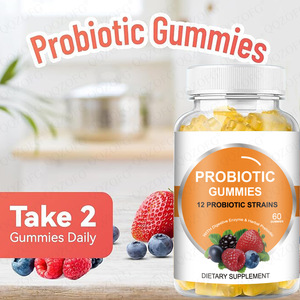 حلوى البروبيوتيك 12 نوعًا مع إنزيمات هضمية وبريبايوتيك عشبي 60 حبة مكمل غذائي لتعزيز جهاز المناعة وصحة الأعصاب - Product Image 6