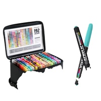 Marqueur acrylique liquide Languo Direct, 192 couleurs, coffret cadeau amélioré