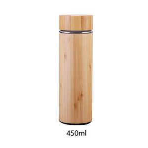 Premium Bamboo Thermos 500ml Travel <b>Insulated</b> Thermos <b>Mug</b> for Water Coffee Tea with Custom LOGO - Product Image 5