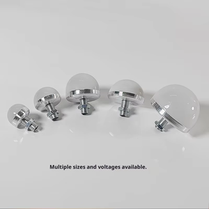 Hiện đại nhôm hình bán nguyệt dẫn bóng đèn DC5V 6000K ánh sáng ban ngày ip33 đánh giá trang điểm thử giọng phía trước biển quảng cáo trang trí ánh sáng màu - Product Image 2