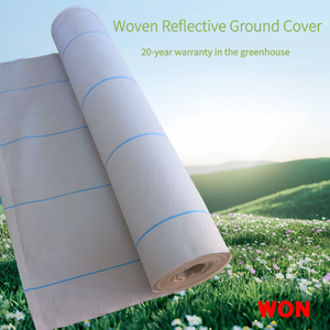 WON Venta al por mayor Blanco Alto Anti-ultravioleta Tela de barrera de malezas Hoja de control de malezas Polietileno UV para plantar frutas y verduras Japón - Product Image 2