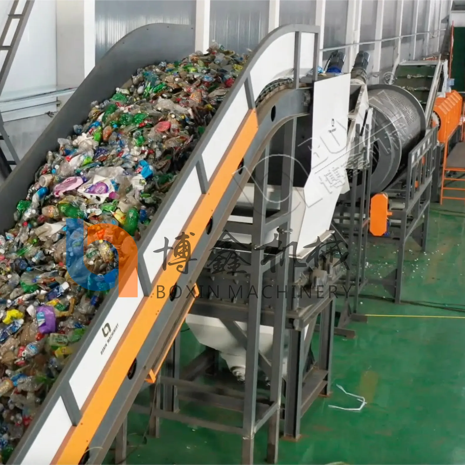 PET flake plastic bottle recycle recycling machine Plastic bottle hot wash recycling line