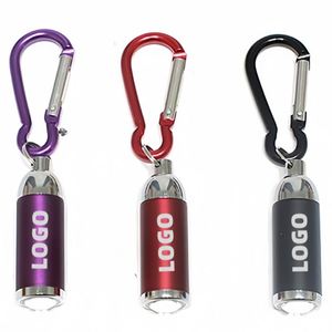 2 Modes LED Flashlight with Telescopic Focus Aluminum Keychain <b>Light</b> Portable Zoomable Mini Torch for Emergency Survival Kits - Product Image 1