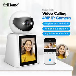Untuk sihome 4MP panggilan Video kamera IP dalam ruangan dua arah layar tampilan 2.8 inci sistem CCTV Wifi pintar dengan keamanan nirkabel - Product Image 2