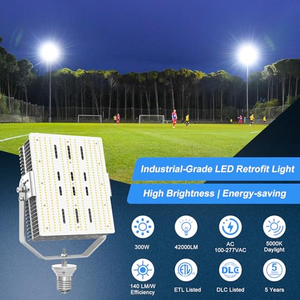 Kit de rétrofit LED 300W E39 en alliage d'aluminium IP44, garantie 5 ans, éclairage extérieur pour grands mât et éclairage public, avec driver Meanwell, dimmable - Product Image 2