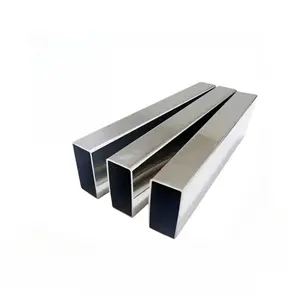 Manufacturer aluminum rectangular tube 6061 6063 7075 T5 T6 Hollow pipe aluminum alloy square tube