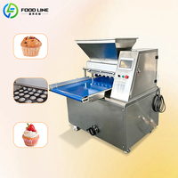Machine de remplissage multi-têtes pour gâteaux, muffins et cupcakes, machine de garnissage améliorée pour gâteaux