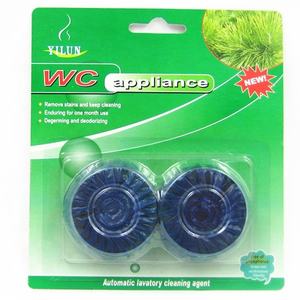 Limpiador de inodoro con <span class=keywords><strong>olor</strong></span> a agua caliente, bloques desodorizadores, bloque sólido azul, limpieza de Gel - Product Image 2