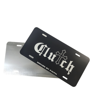 Venta al por mayor sublimación de aluminio negro matrícula en blanco Transferencia de Calor impresión Auto coche motocicleta matrícula personalizada