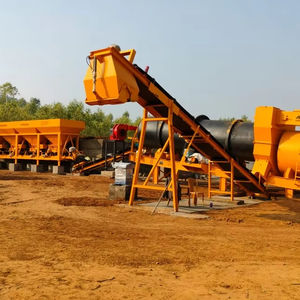 Nueva planta de mezcla de tambor de asfalto caliente continuo para mezcladores de lotes de construcción de carreteras para plantas de fabricación bomba de motor esencial PLC - Product Image 1