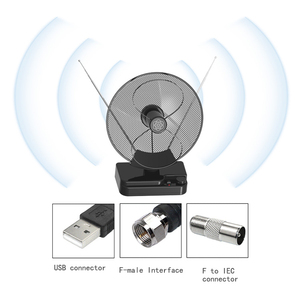 Longyou Gongren Chất Lượng Cao <span class=keywords><strong>VHF</strong></span> <span class=keywords><strong>UHF</strong></span> FM Tiếng Ồn Thấp Trong Nhà Siêu Tối Đa Ăng Ten TV Tăng Cường Mạnh Nhất Ăng-ten Tv Cho Ăng Ten Truyền Hình Đạt Được - Product Image 2