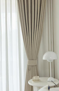 Rideaux en lin de luxe élégants et de haute qualité, design moderne plissé pour la maison, l'hôtel, le café, rideaux décoratifs pour le salon - Product Image 3