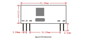 Cy63 hiệu suất cao yêu cầu 315 433.92MHz không dây Receiver RF mô-đun - Product Image 3