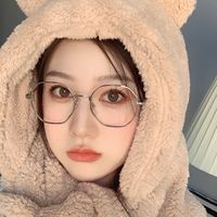 Monture de lunettes octogonale en métal pour femmes, légère, optique, sans ordonnance, plusieurs couleurs disponibles