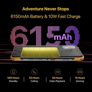 [Première mondiale] UMIDIGI <span class=keywords><strong>BISON</strong></span> X10 Version globale Smartphone robuste IP68 4+64 Go NFC Triple appareil photo 20MP 6150 mAh Téléphone portable - Product Image 6