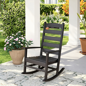 Chaise berçante grenouille HDPE personnalisée Adirondack moderne pour chambre intérieure patio extérieur jardin plage loisirs durable pour l'école - Product Image 2