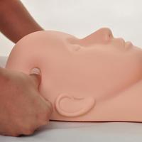 Tête de Mannequin en Silicone pour la pratique des extensions de cils, modèle plat d'entraînement, vente en gros,
