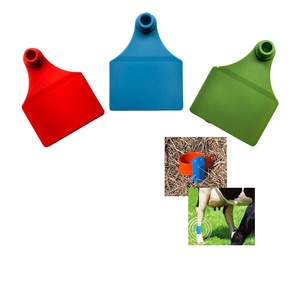 Nouvelles étiquettes d'oreille en plastique colorées personnalisées <span class=keywords><strong>YUSTON</strong></span> - Étiquettes d'identification du bétail gravées au laser pour bovins, moutons, porcs - Product Image 5