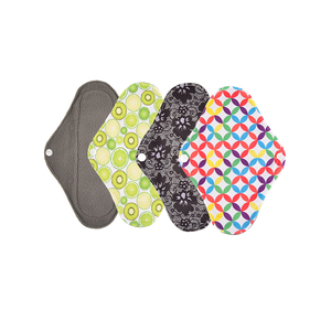 Almohadillas menstruales de bambú lavables reutilizables EASYMOM, almohadillas sanitarias de flujo pesado, almohadillas reutilizables de tela para mujer - Product Image 2