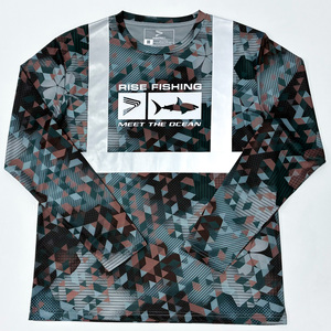 Camisetas de Pesca Nocturna RISE para Hombre, Manga Larga, Protección Solar UPF 50+, con Banda Reflectante para Actividades al Aire Libre - Product Image 1