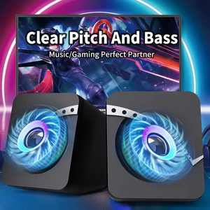 Portatile RGB altoparlante <span class=keywords><strong>PC</strong></span> Computer altoparlante da tavolo Audio altoparlanti da gioco per <span class=keywords><strong>PC</strong></span> - Product Image 5
