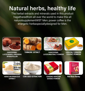 Cà phê thảo dược hữu cơ Maca đen hòa tan tức thì nhãn hiệu riêng Man X Power dành cho nam giới - Product Image 6