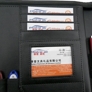 Custom Logo PU Leather A4 Business <strong>Portfolio</strong> Bag Customizable Digital Printing Office School Use New Fashion Document <strong>Folder</strong> - Product Image 3