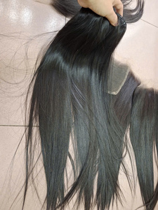 Extensiones de Cabello Virgen Vietnamita de Alta Definición para Cierre Frontal de Encaje, Cierres Frontales de Encaje, Cabello Remy, Color Natural - Product Image 2