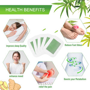 OEM té <span class=keywords><strong>verde</strong></span> desintoxicación pie parche 20 piezas pie desintoxicación parches para una Buena relajación dormir cuidado personal - Product Image 6