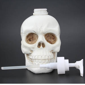 공장 도매 플라스틱 해골 펌프 병 손 씻기 샴푸 얼굴 세정제 애완 동물 로션 홈 장식 장식품 - Product Image 5