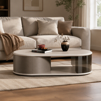 Table basse multifonction en bois de luxe italienne KMJ avec tiroirs, meubles pour la maison