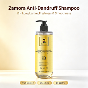 Shampooing Zamora 1000ml aux fruits frais longue durée, <span class=keywords><strong>antipelliculaire</strong></span>, régulateur de sébum et lissant, pour toute la famille, usage quotidien - Product Image 6