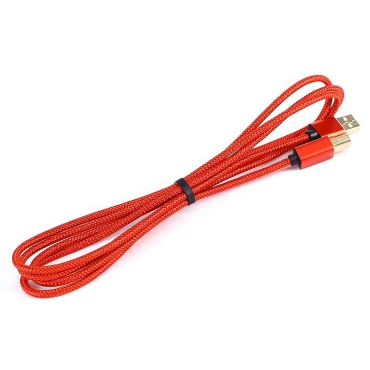 Haute qualité en nylon tressé usb un mâle à b mâle 1M 2M 3M 5M 10M câble d'imprimante usb