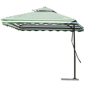 Sombrilla grande de 2,5x2,5 M para exteriores, Parasol de jardín con <span class=keywords><strong>Base</strong></span> cruzada de acero - Product Image 6